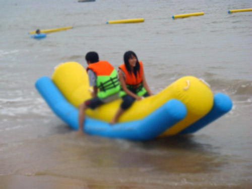 Single Inflatable water totter for Infltable Water Park