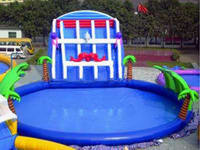 CE Certification Inflatable Water Park with Pool