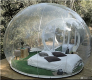 All clear inflatable bubble tent