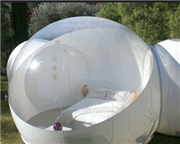 Inflatable bubble lodge tent