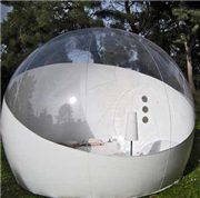 Inflatable bubble tent without  tunnel