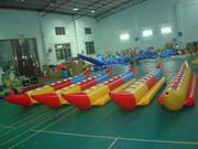 Single Tube Inflatable Banana Boat for Aquatic Park Games