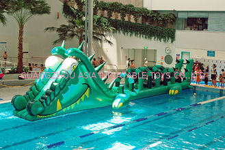 Children Crocodile Inflatable Obstacle Water Games for Swimming Center