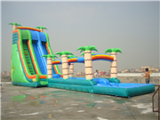 New Design Inflatable Tropical Cocopalm Water Slide