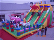 Giant Inflatable Fun City for Kids Summer