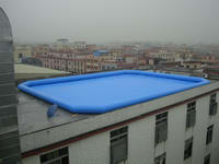 0.9mm PVC Tarpaulin Inflatable Pool, Large Inflatable Swimming Pool