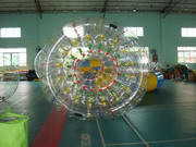Colorful Dots Inflatable Water Roller Ball for Rental