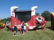 dog belly inflatable jumping house in zoo/ children park