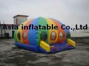 Colorful dome bounce castle for kids