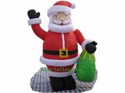 6 Foot Christmas Inflatable Santa Claus Decoration