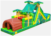 Inflatable Tropical theme obstacle course