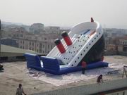 Inflatable Titanic slide, distinct and attractive design