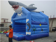 inflatable shark bouncer for entertainment/promotional