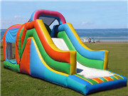 hotting sale inflatable bouncer with slide