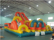 12mL inflatable obstacle park with slide for gaint park