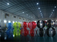 Half Color Bubble Soccer Balls