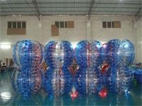 Half Color Inflatable Bumper Balls for Sale