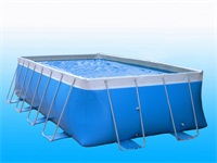 32 Foot by 16 Foot Rectangular Metal Frame Swimming Pool