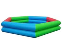Dual Tubes Colorful Round Inflatable Pool