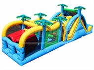Tropical Inflatable Jungle Obstacle Course