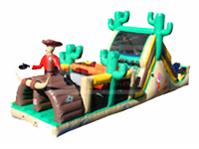 Inflatable Cowboy Obstacle Course