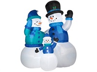 12 Foot Giant Snowman Family Christmas Inflatables