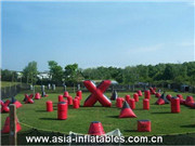 Great Fun Inflatable Paintball Bunkers Arena