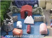 Inflatable Paintball Bunkers Paintball Game for Outdoor and Indoor Exercise