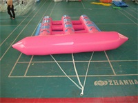 Best Fun Pink Color Inflatable Flying Fish Boat